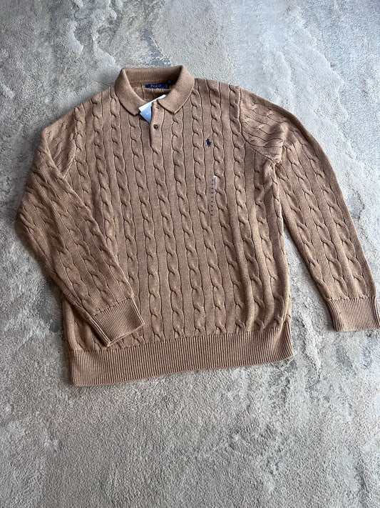 Ralph Lauren Knitted Long Sleeve Polo