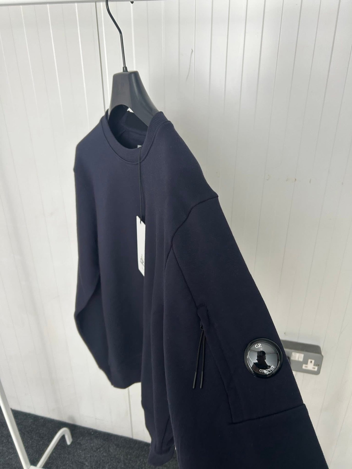 C.P. Company Light Fleece Navy Sweatshirt