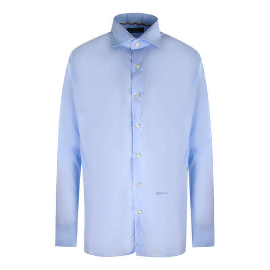Aquascutum Long Sleeve Royal Blue Shirt XS