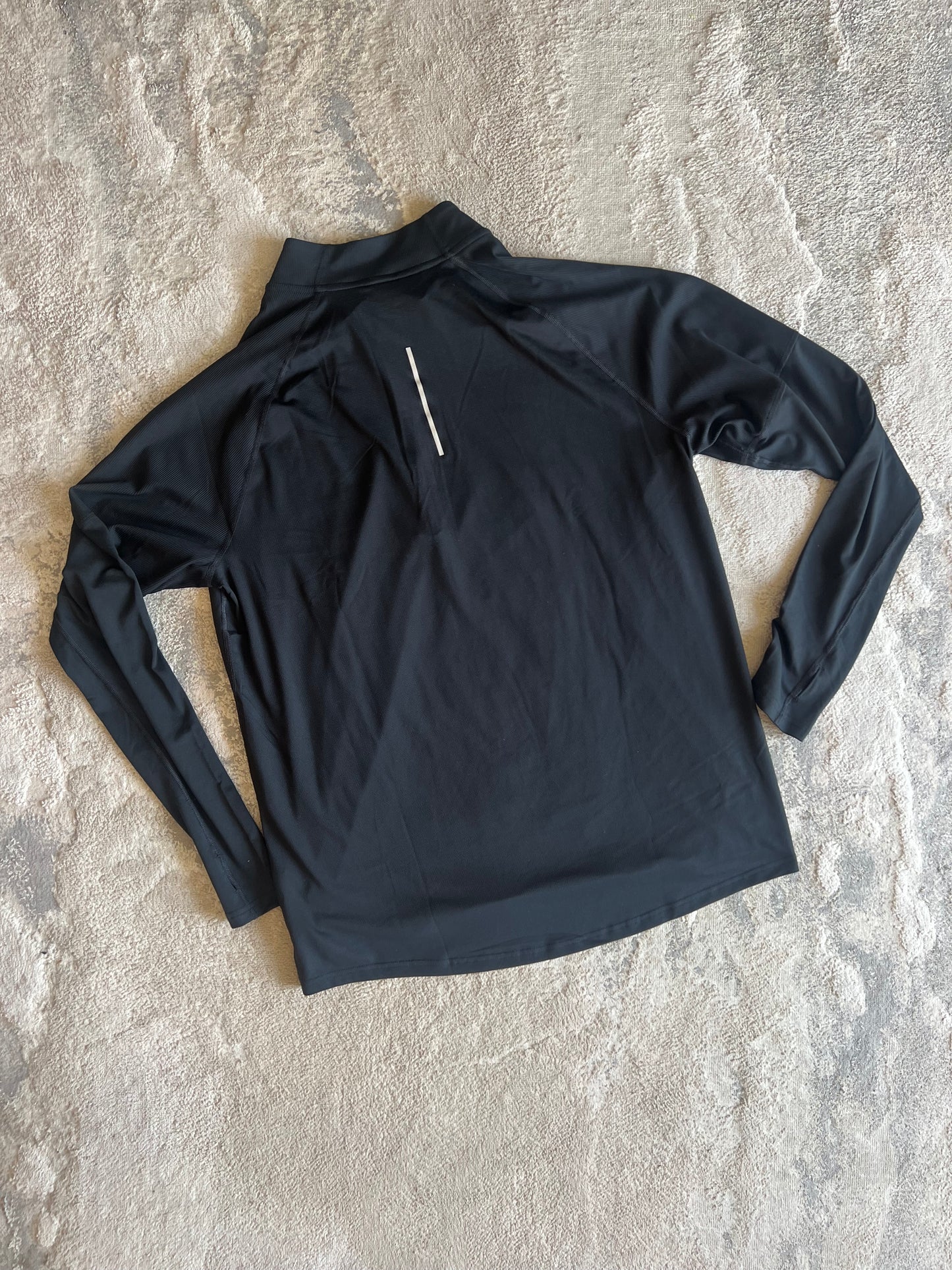 Nike Black Dri-Fit Long Sleeve Half-Zip Running Top