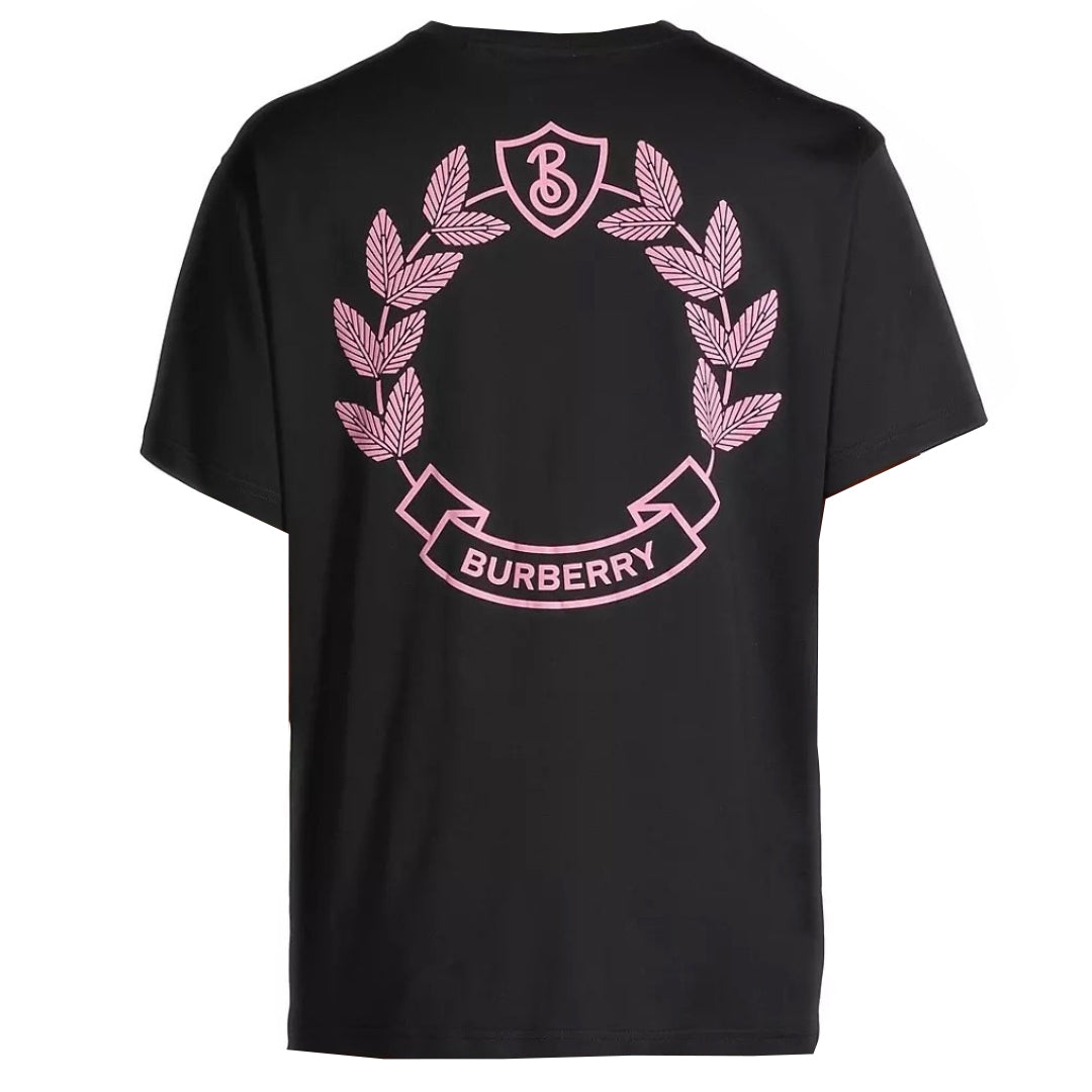 Burberry Branded Back Logo Black T Shirt - Style Centre Wholesale