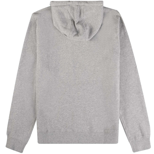 Aquascutum ACTIVE SMALL LOGO HOODIE FW23 SW002 05 Grey Hoodie Mens XXL