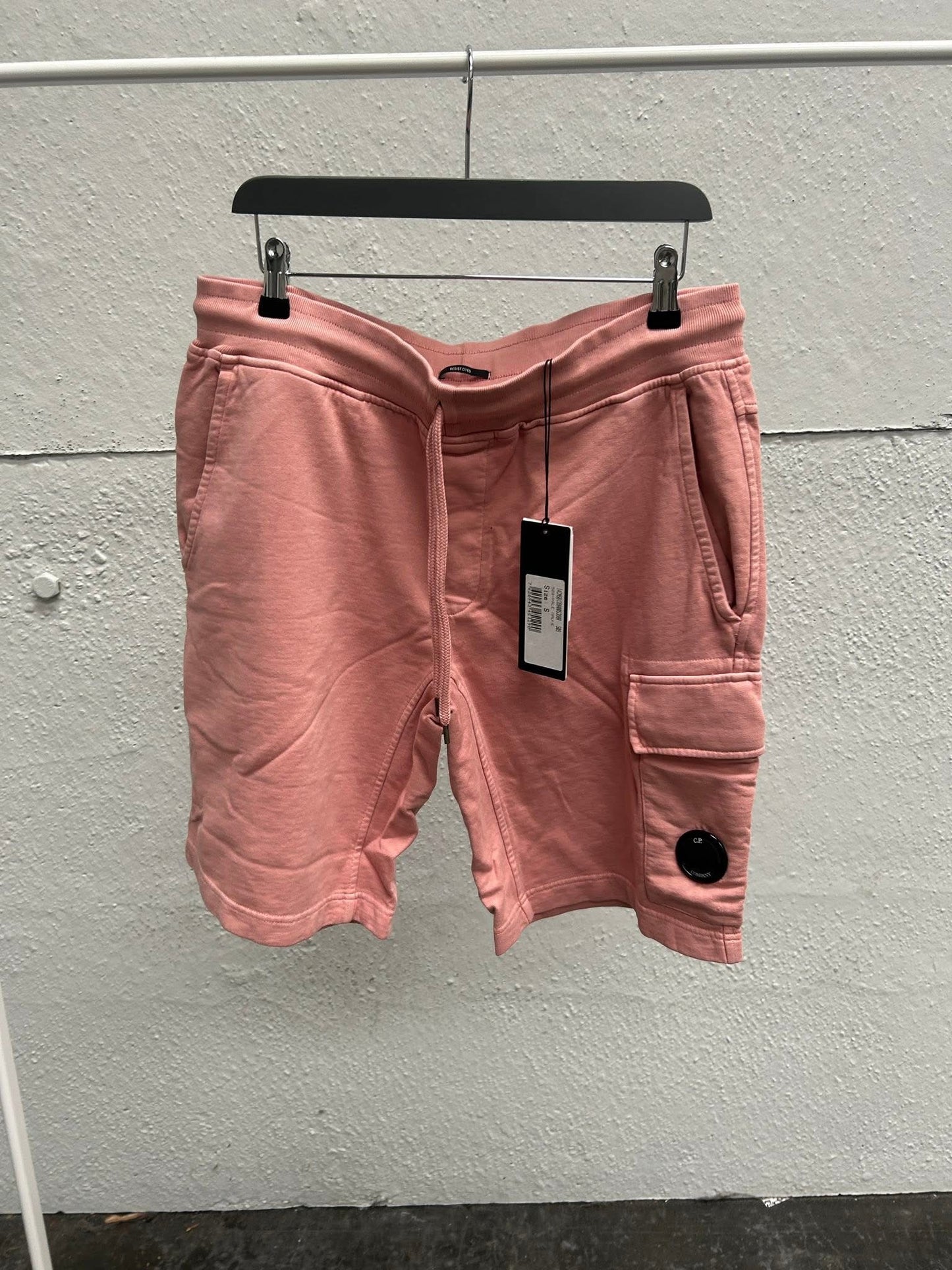 C.P. Company Cotton Misty Rose Lens Shorts