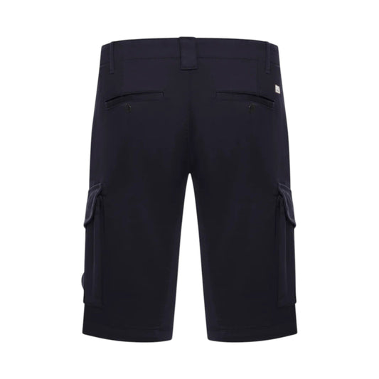 C.P. Company Stretch Sateen Lens Black Cargo Shorts