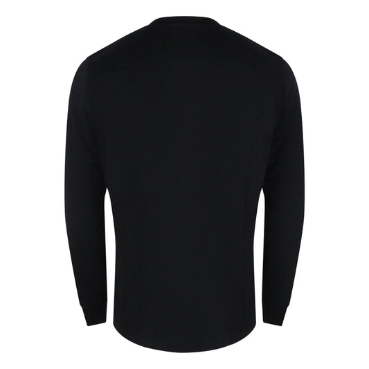 Diesel T Just Ls Div 9Xx Black Black Black T Shirts Mens