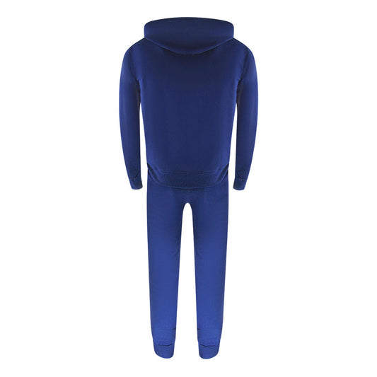 Aquascutum Aa_Ow04_St004Ogo Zf Hoodie Navy St004 Navy Blue Zip Hoodie And Track Pants Set Male - Style Centre Wholesale