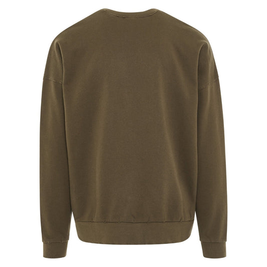 Palm Angels Pa Monogram Statement Crew Brown S