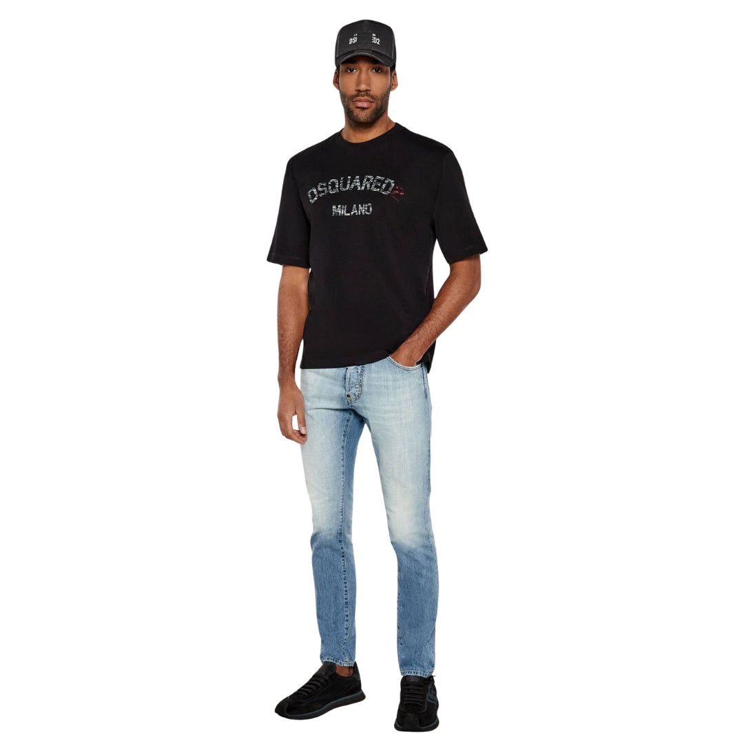 Dsquared2 Milan Logo T-Shirt Black XS