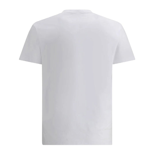 Dsquared2 Cool Fit Dsquared2 Milano T-Shirt White Ochre Print S