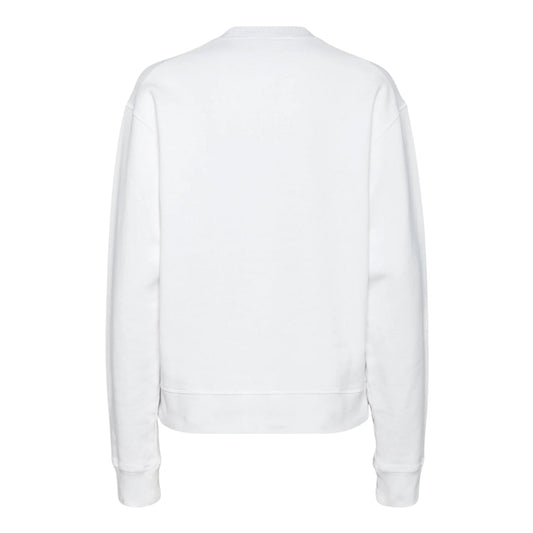 Dsquared2 Cool Fit Dsquared2 Milano Sweatshirt White Ochre Print S