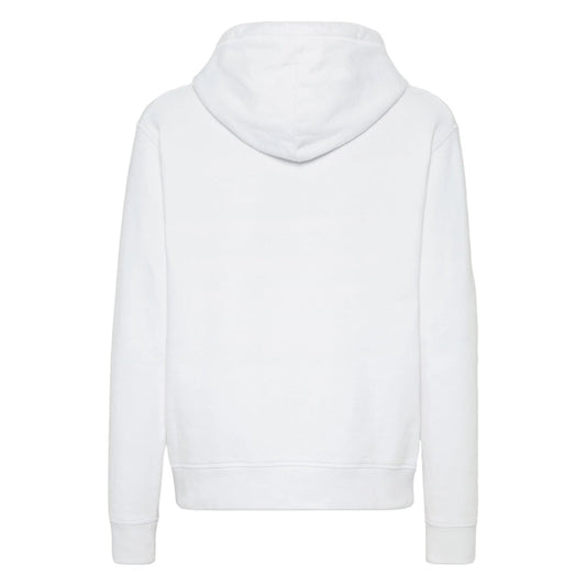 Dsquared2 Cool Fit Hoodie White Ochre Print S