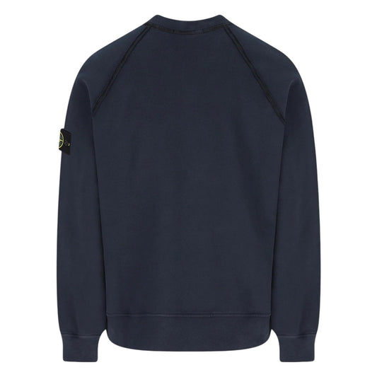 Stone Island Navy Cotton Sweatshirt