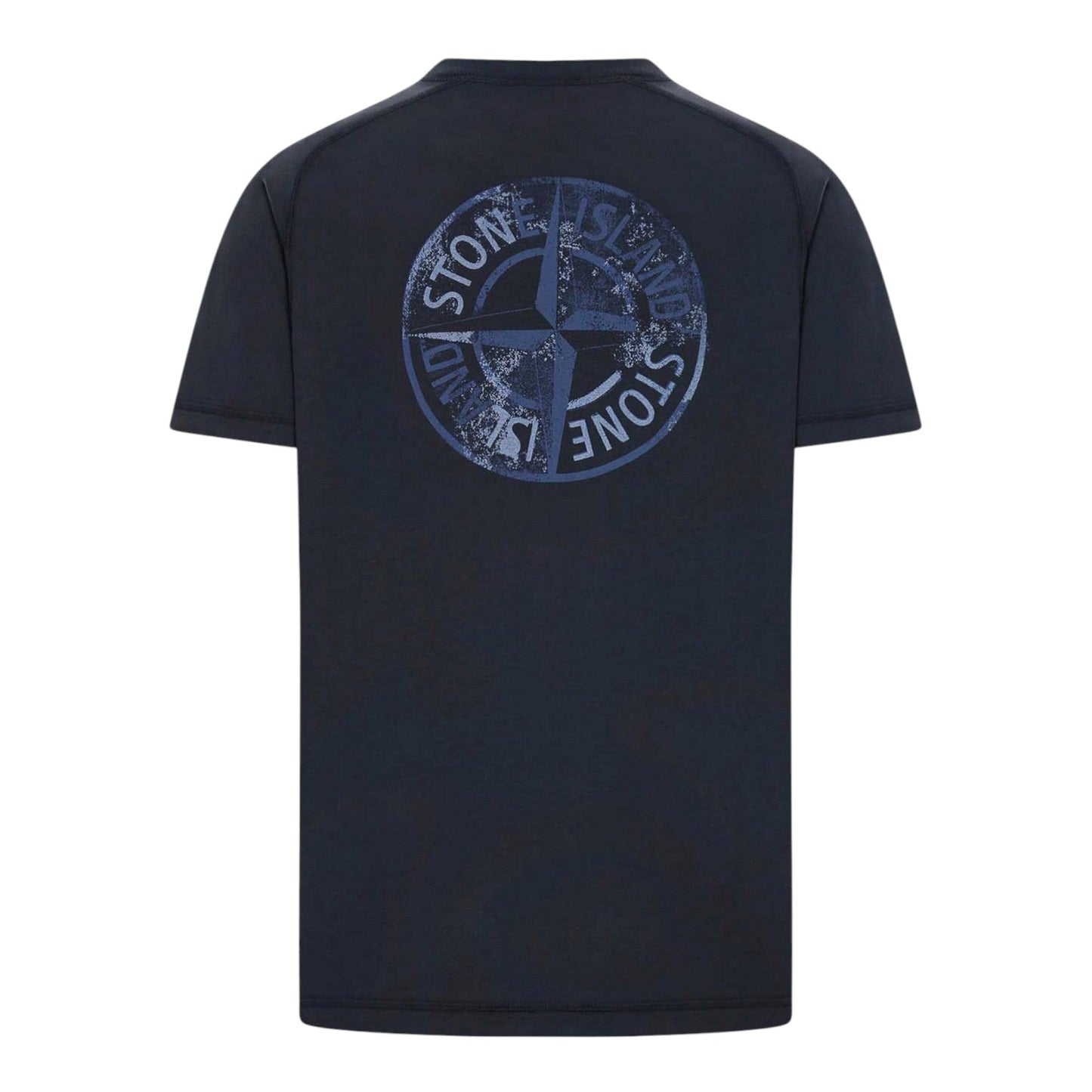 Stone Island Reflective Print Navy T-Shirt