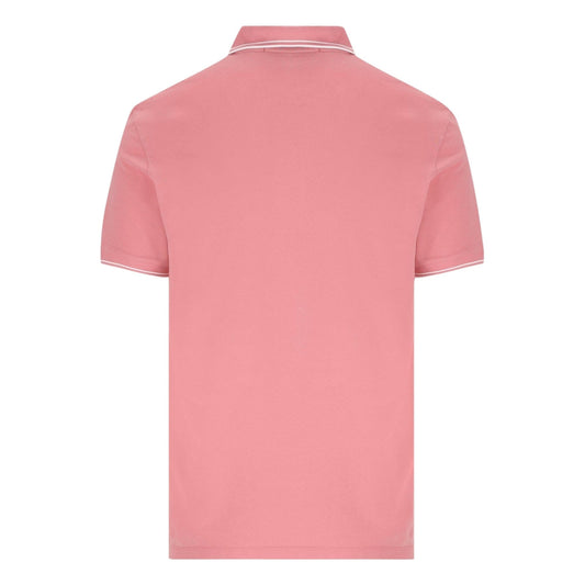 Stone Island Pique Cotton Oleander Pink Polo Shirt