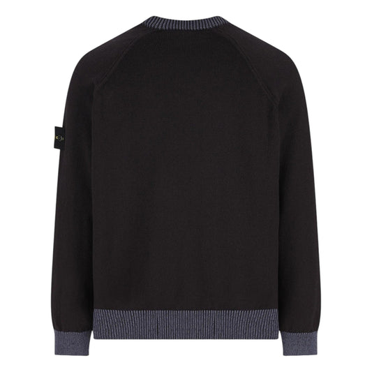 Stone Island Raw Hand Organic Navy Sweatshirt