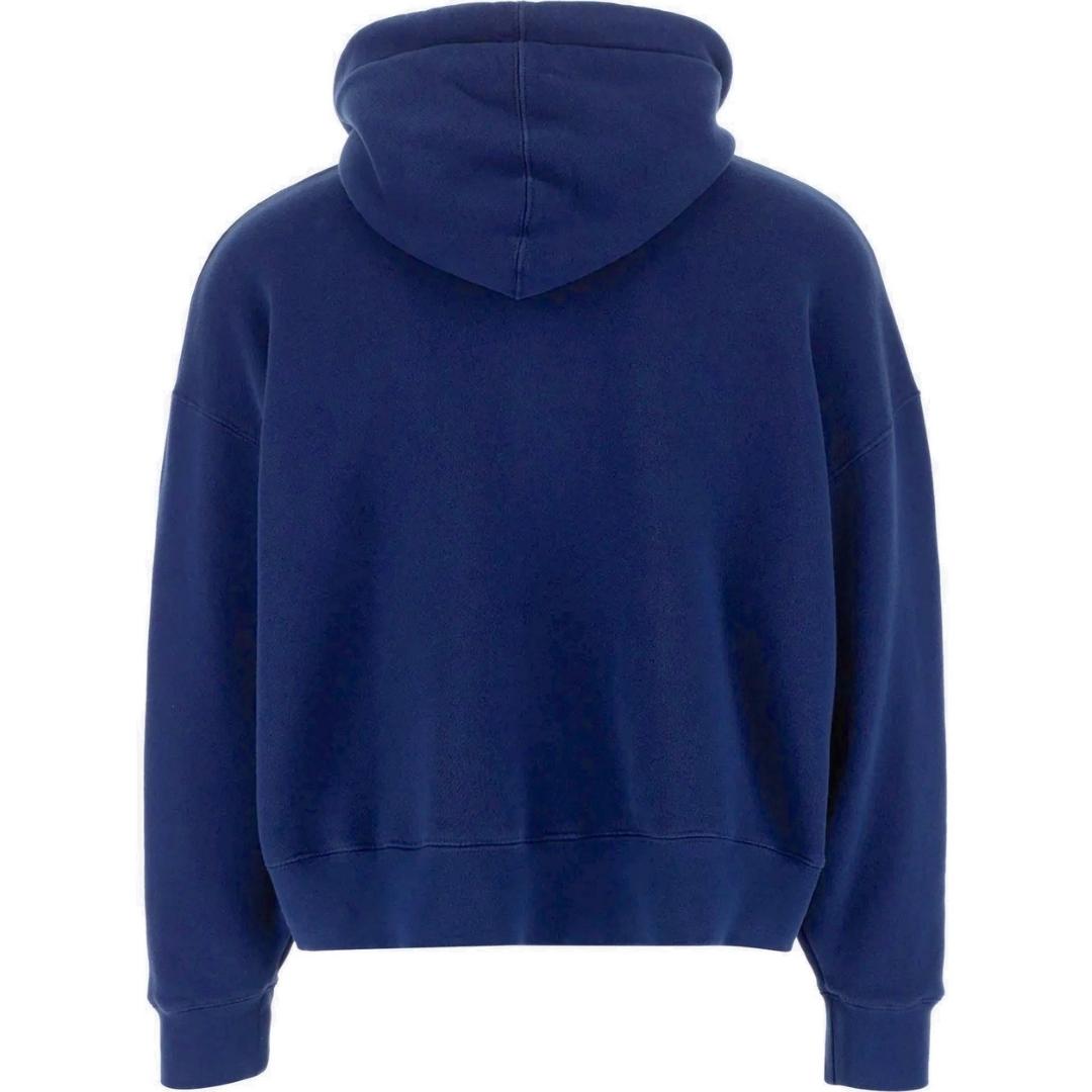 Palm Angels Broken Palm Tree Blue Hoodie Pmbb058Ss22Fle017 4655