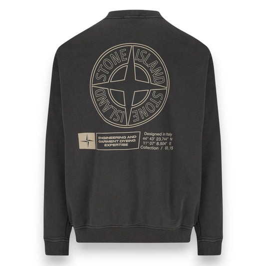 Stone Island, Lead Grey Oversized Sweatshirt - True Labels