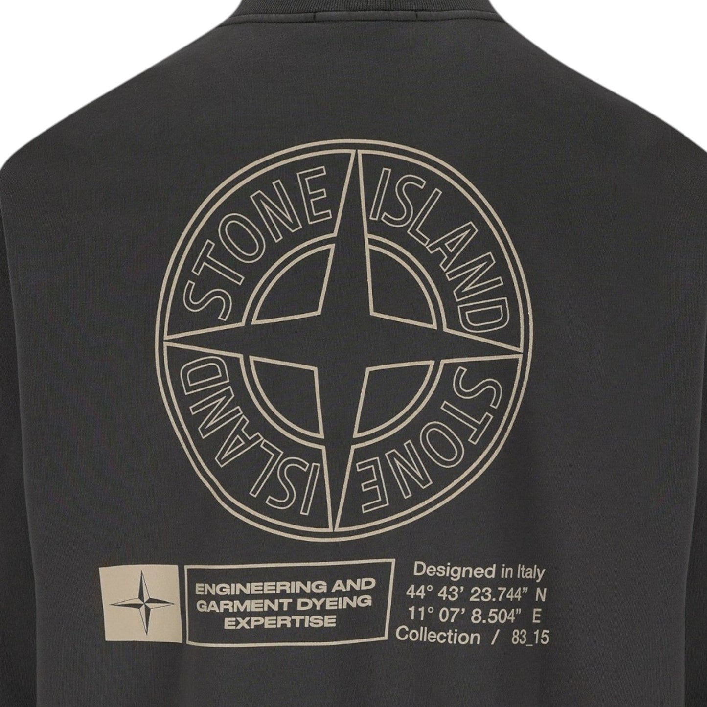 Stone Island, Lead Grey Oversized Sweatshirt - True Labels