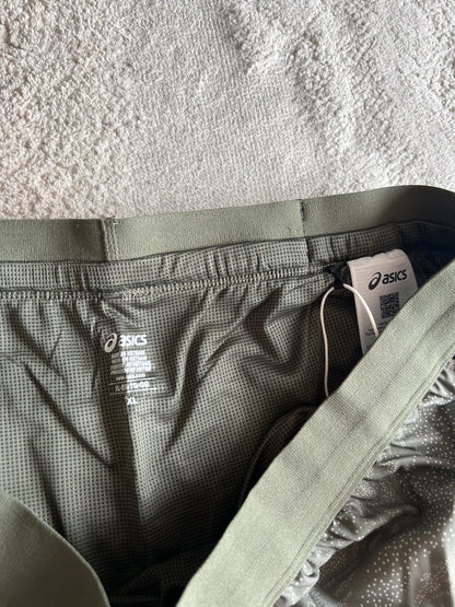 Asics Fujitrail All Over Print 5inch Shorts Khaki