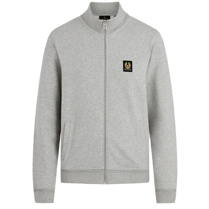 Belstaff Grey Zip-Up Sweatshirt XS
