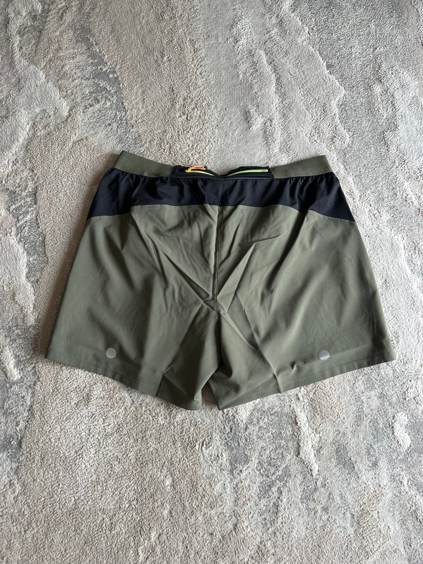 Asics Fujitrail All Over Print 5inch Shorts Khaki