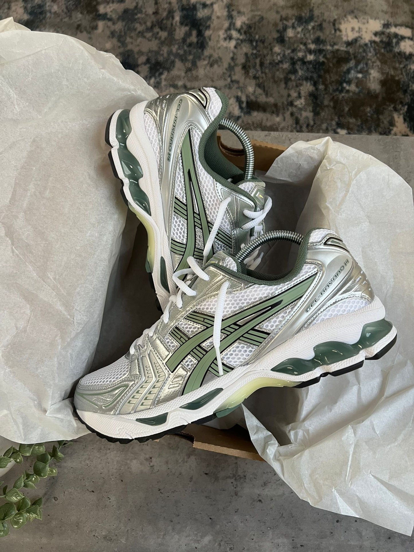 Asics Kayano 14's Slate Grey