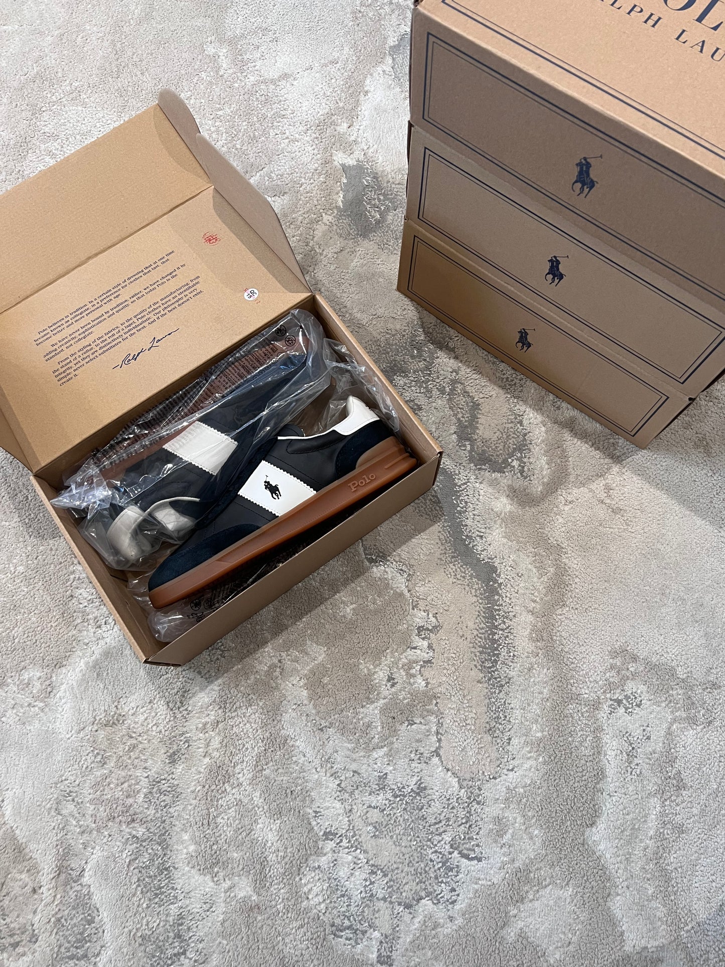 Ralph Lauren Heritage Aera Trainers Black