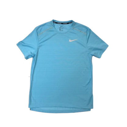 Nike Miler Turquoise Tee Men’s Athletic Top Dri-FIT Breathable Running Gym
