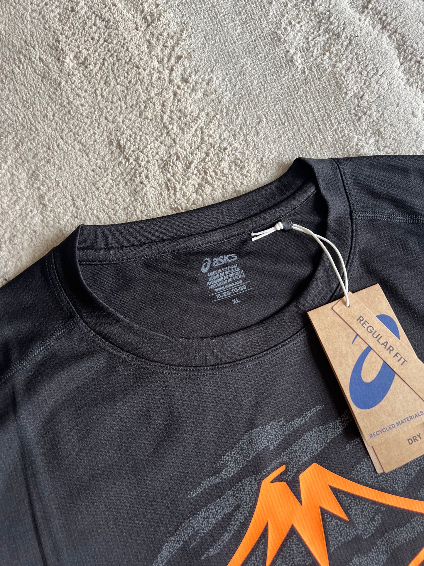 Asics Fujitrail Logo Short Sleeve T-Shirt Black