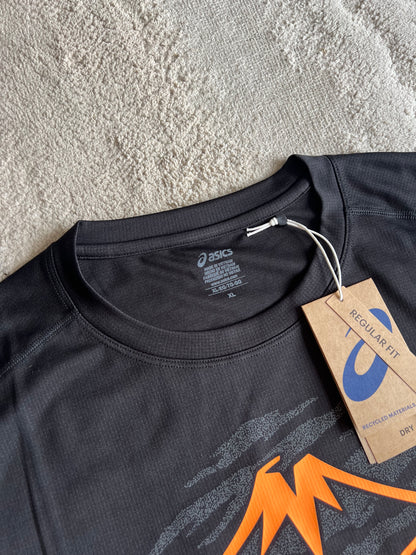 Asics Fujitrail Logo Short Sleeve T-Shirt Black
