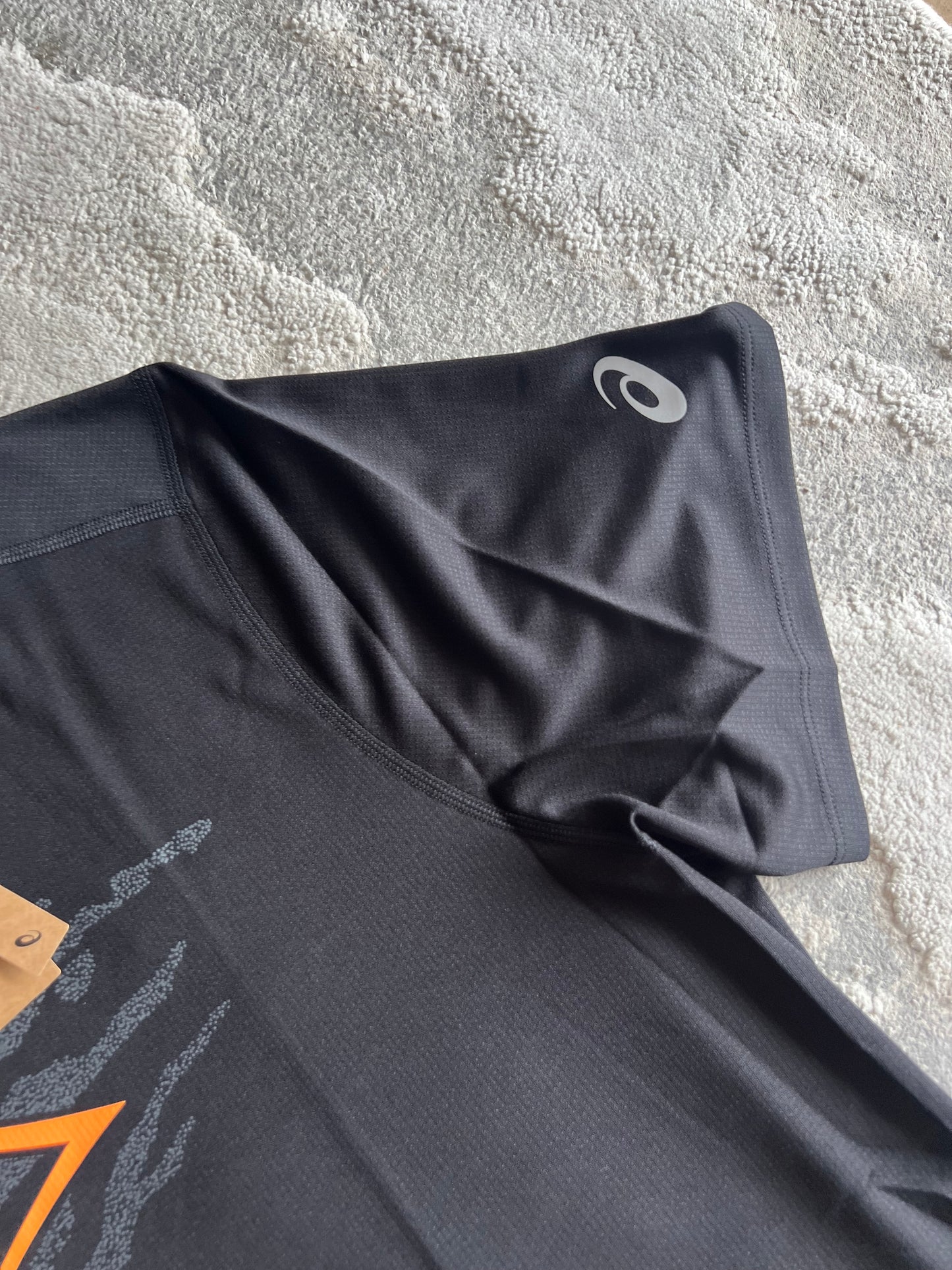 Asics Fujitrail Logo Short Sleeve T-Shirt Black