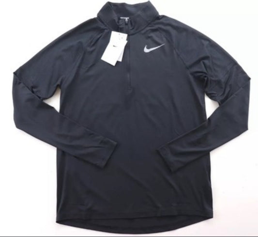 Nike Black Dri-Fit Long Sleeve Half-Zip Running Top