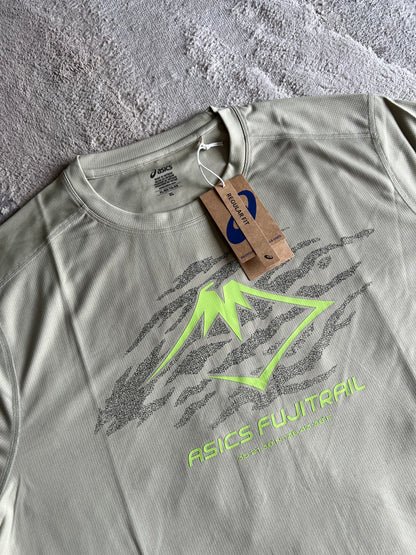 Asics Fujitrail Logo Short Sleeve T-Shirt Khaki