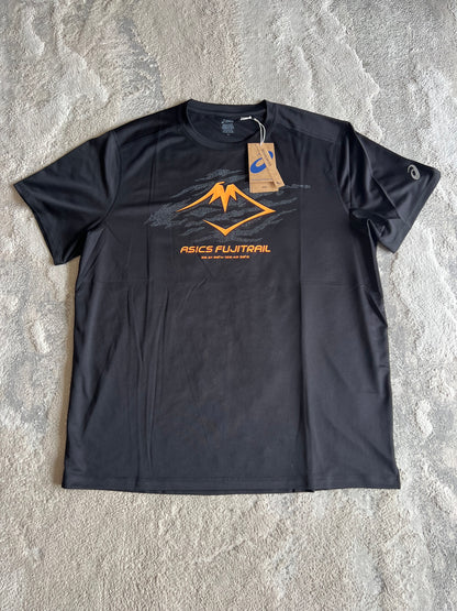 Asics Fujitrail Logo Short Sleeve T-Shirt Black