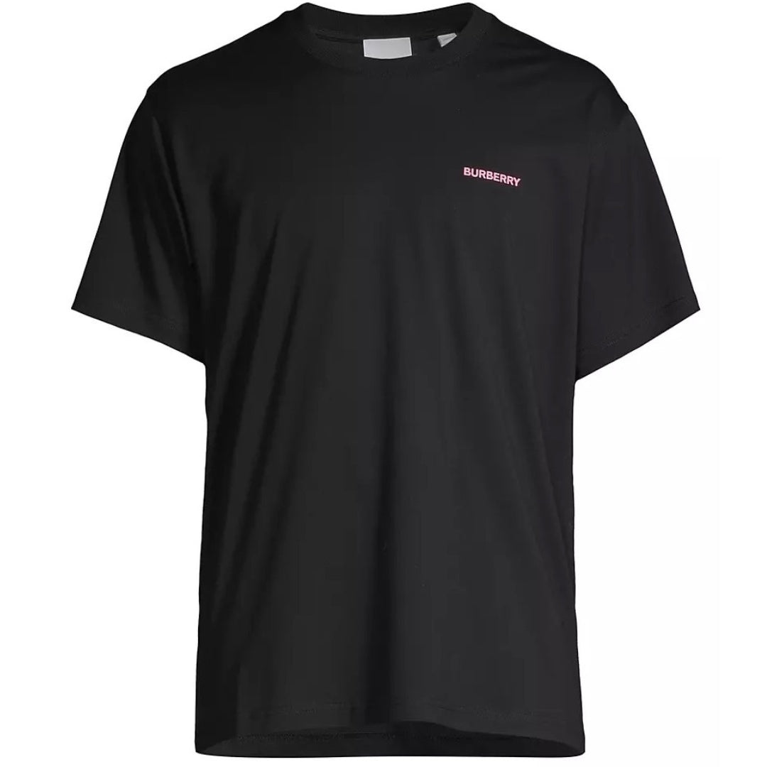 Burberry Branded Back Logo Black T Shirt - Style Centre Wholesale