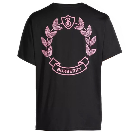 Burberry Branded Back Logo Black T Shirt - Style Centre Wholesale