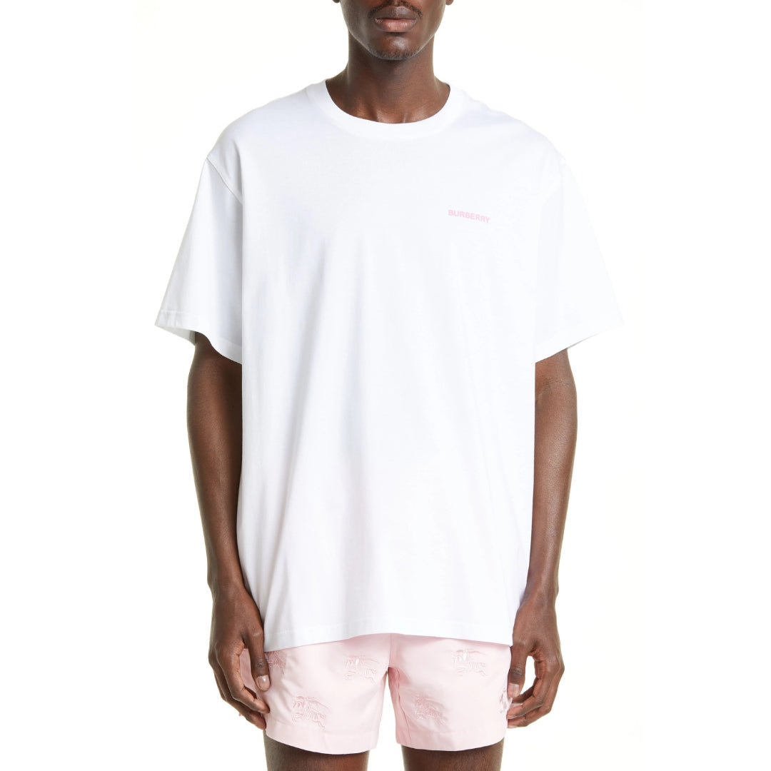 Burberry Branded Back Logo White T Shirt