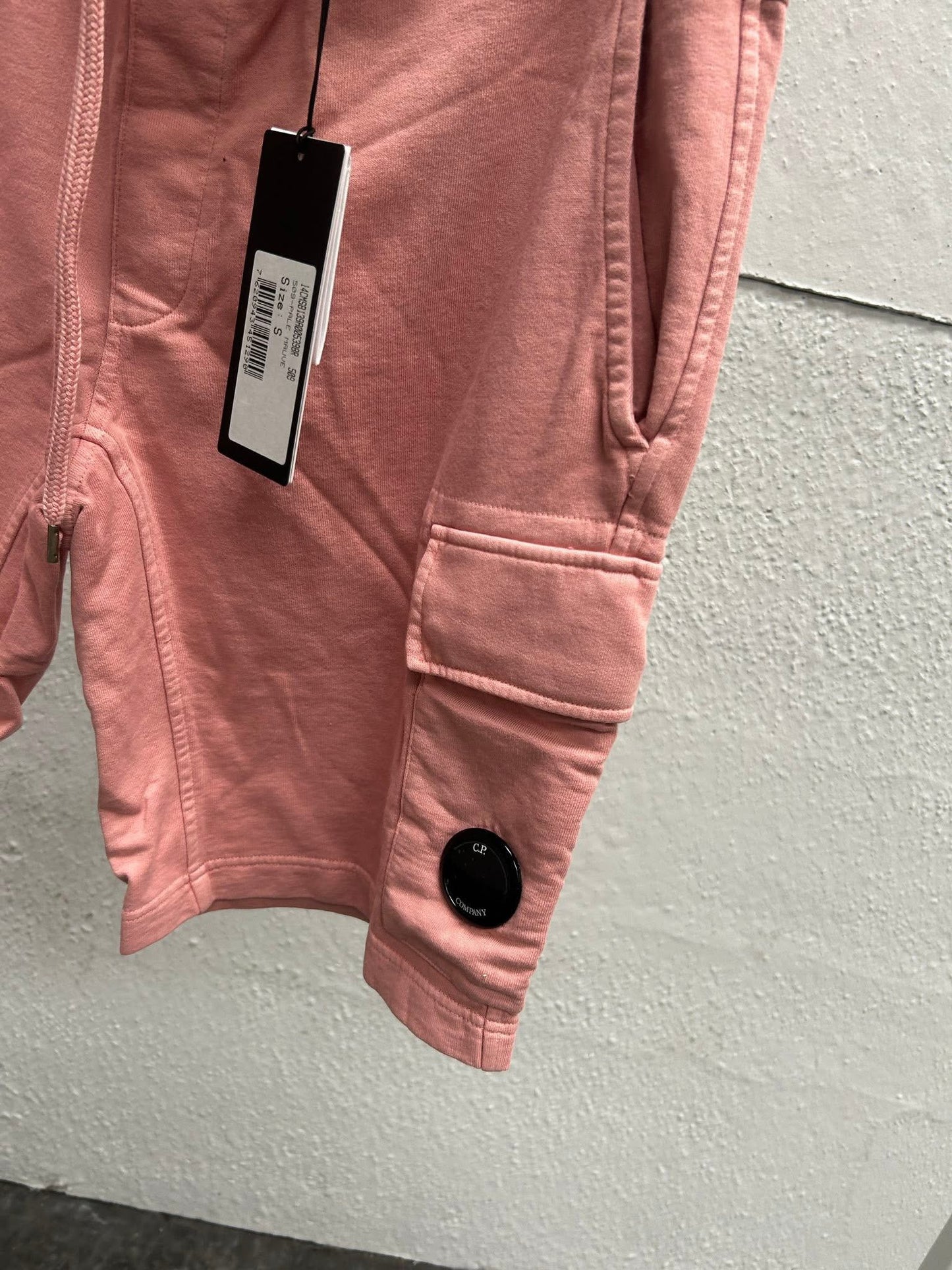C.P. Company Cotton Misty Rose Lens Shorts