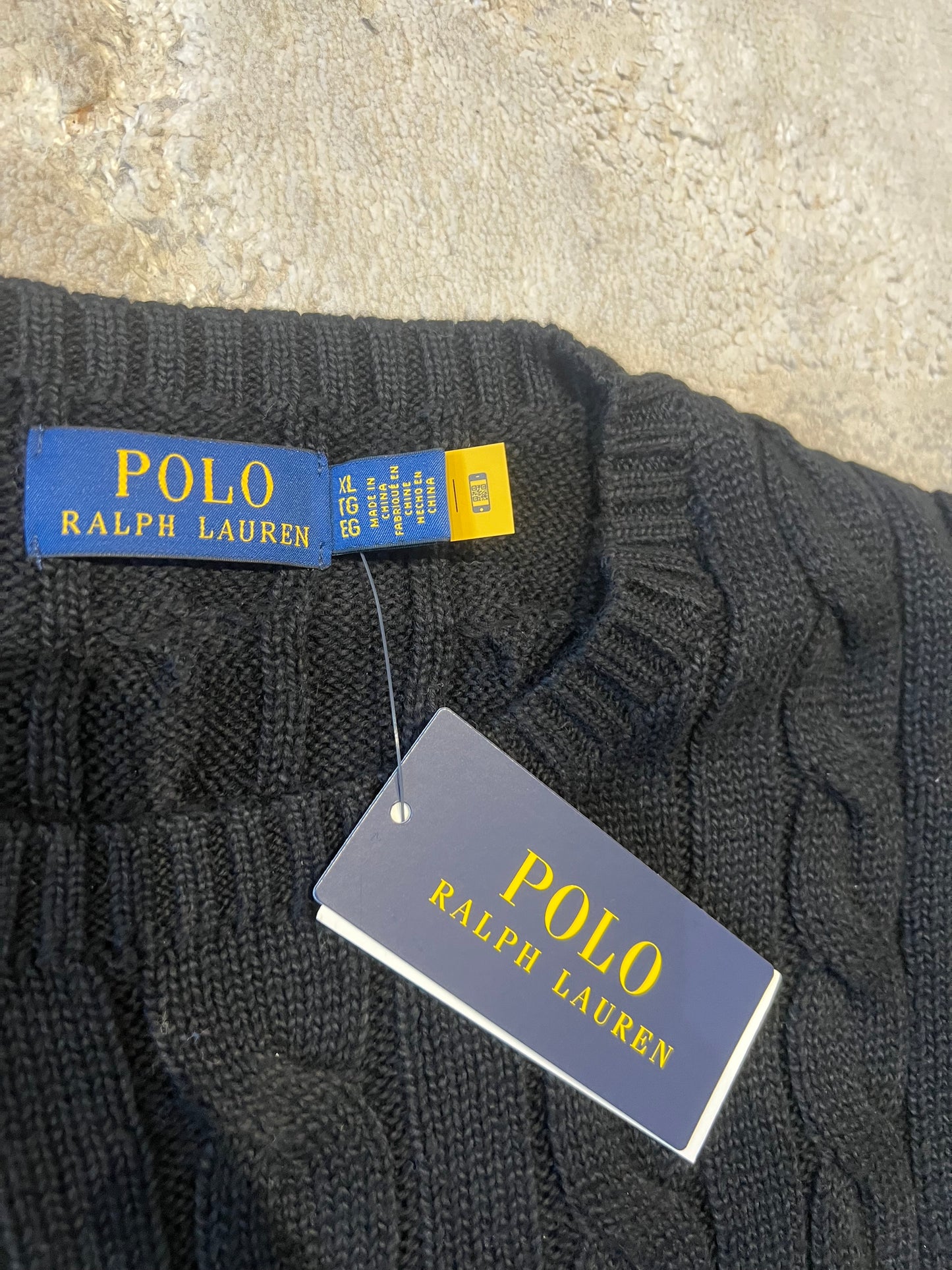 Ralph Lauren Black Knitted Sweater