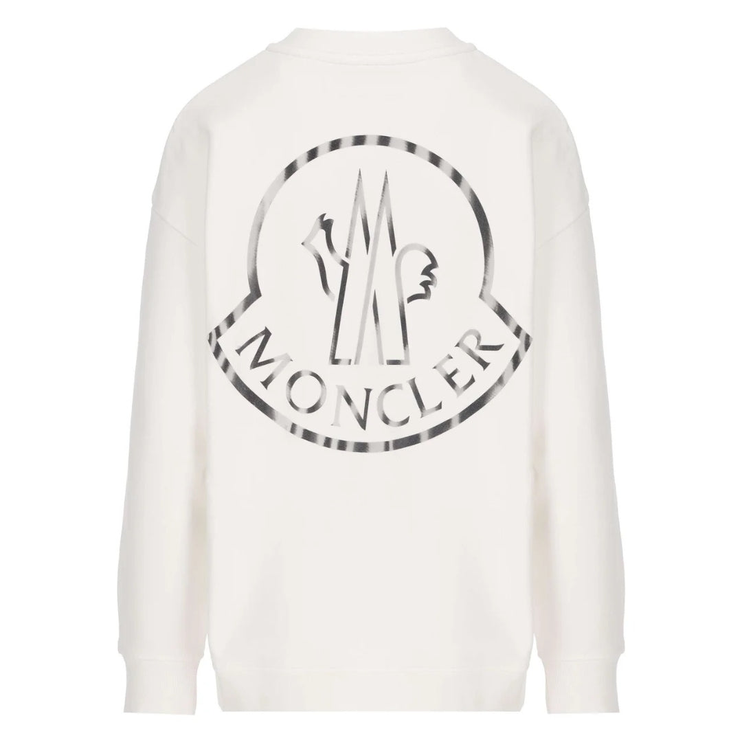 Moncler White Sweatshirt