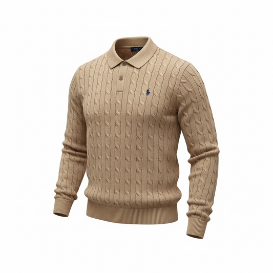 Ralph Lauren Knitted Long Sleeve Polo