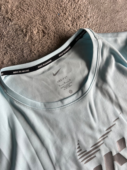 NIKE MILER FLASH DRI-FIT UV SHORT-SLEEVE RUNNING TOP