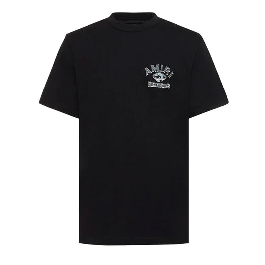 Amiri Global Records Logo Black T-Shirt S