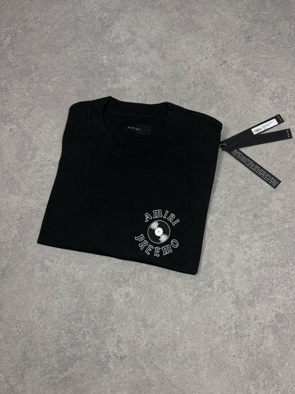 Amiri Premier Records Logo Black T Shirt