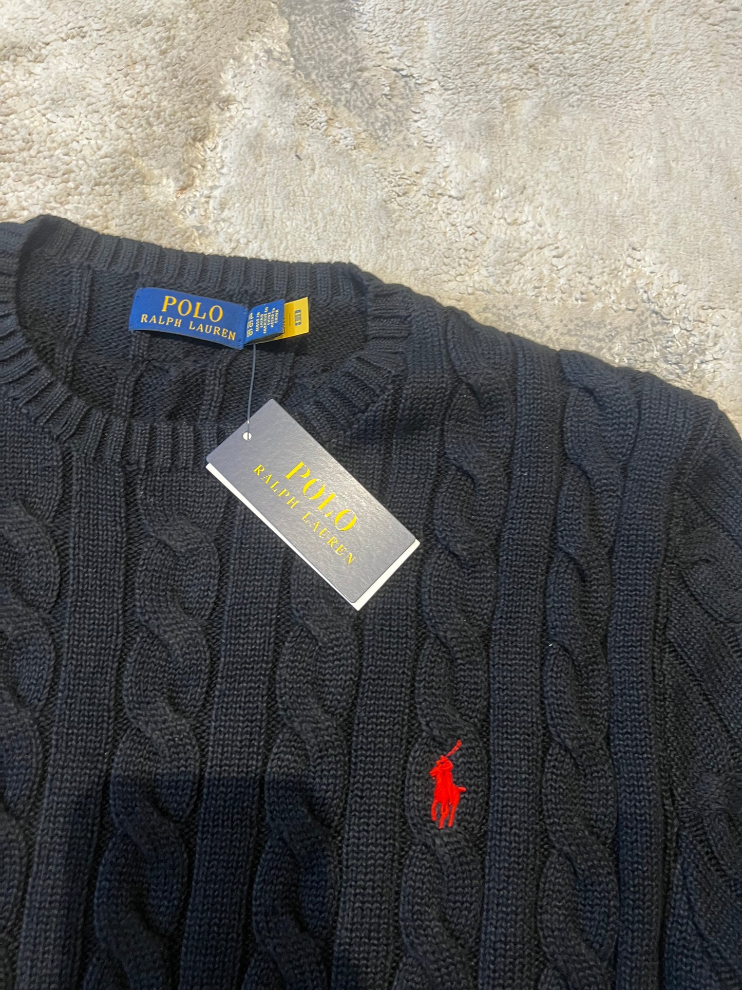 Ralph Lauren Black Knitted Sweater
