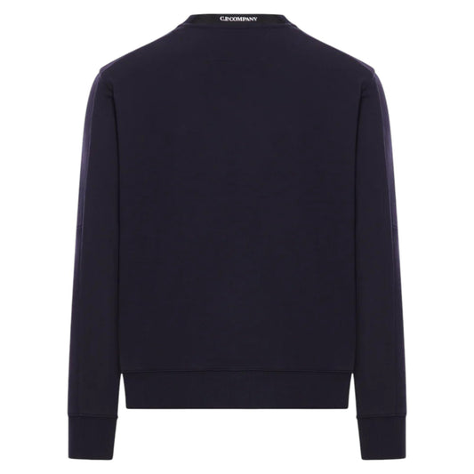 C.P. Company Diagonal Raised Fleece Lens Navy Sweatshirt