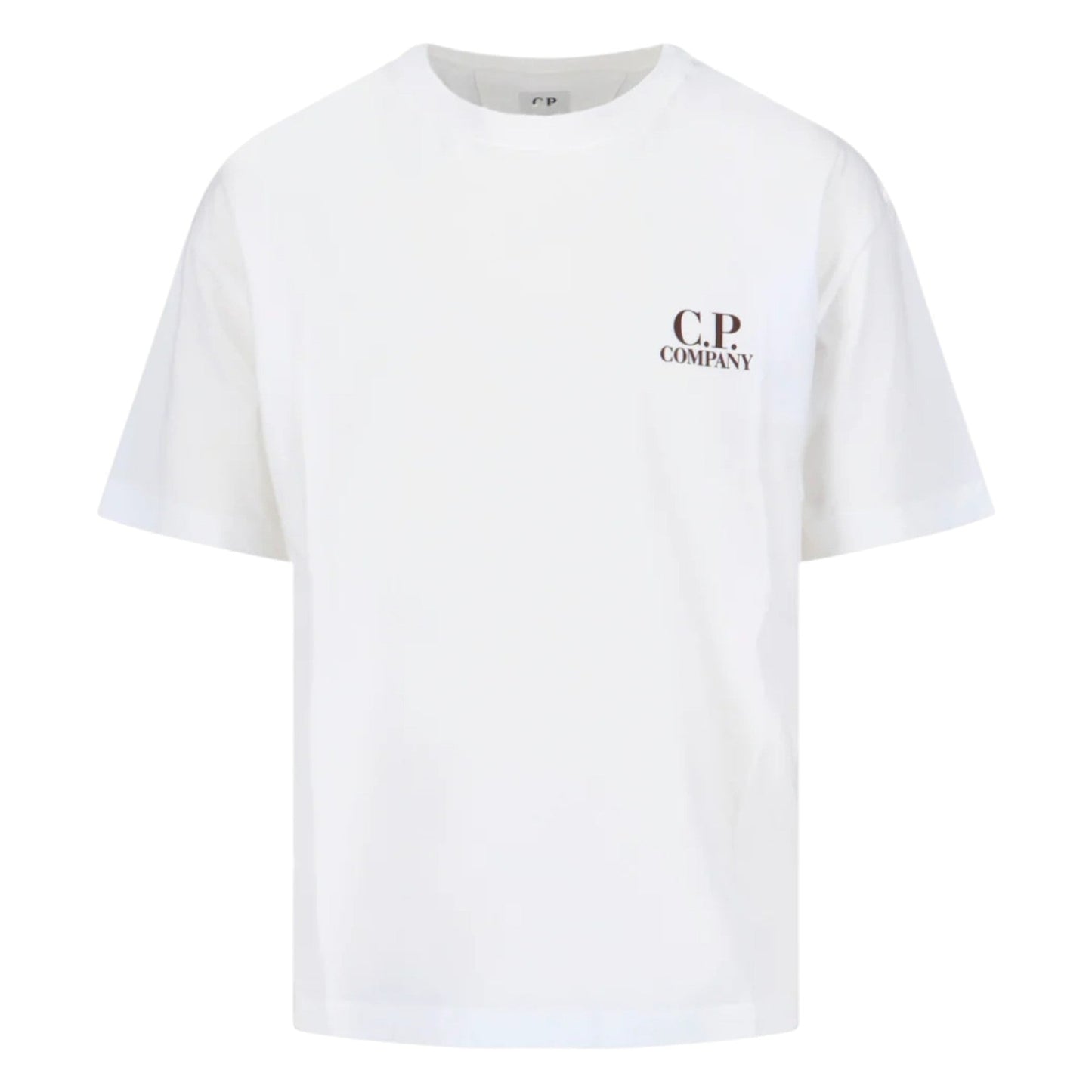 C.P. Company Logo Print White T-Shirt