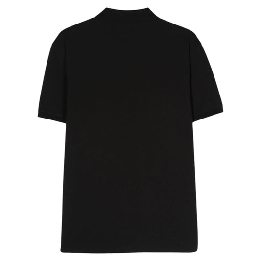 C.P. Company Stretch Piquet Black Polo Shirt