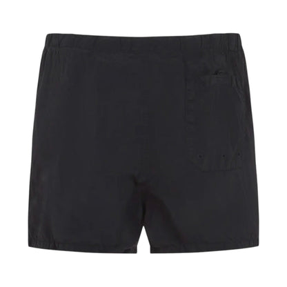 Stone Island Crinkled Nylon Black Swim Shorts