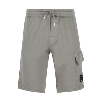 C.P. Company Gunmetal Grey Cotton Shorts